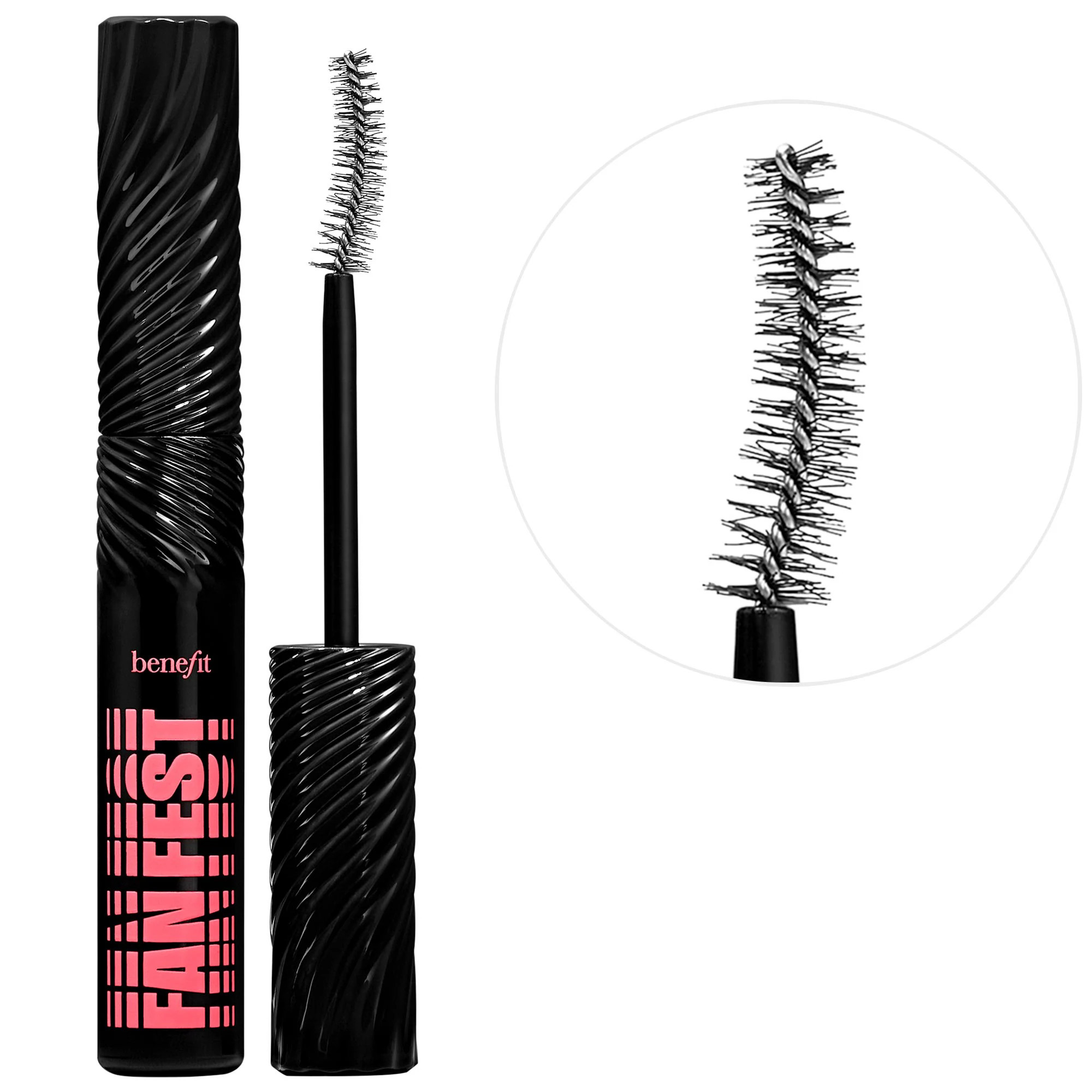 Benefit Cosmetics Mascara volume et effet éventail Fan Fest Noir intense 0.3 oz / 8.5 g | Sephora (US)