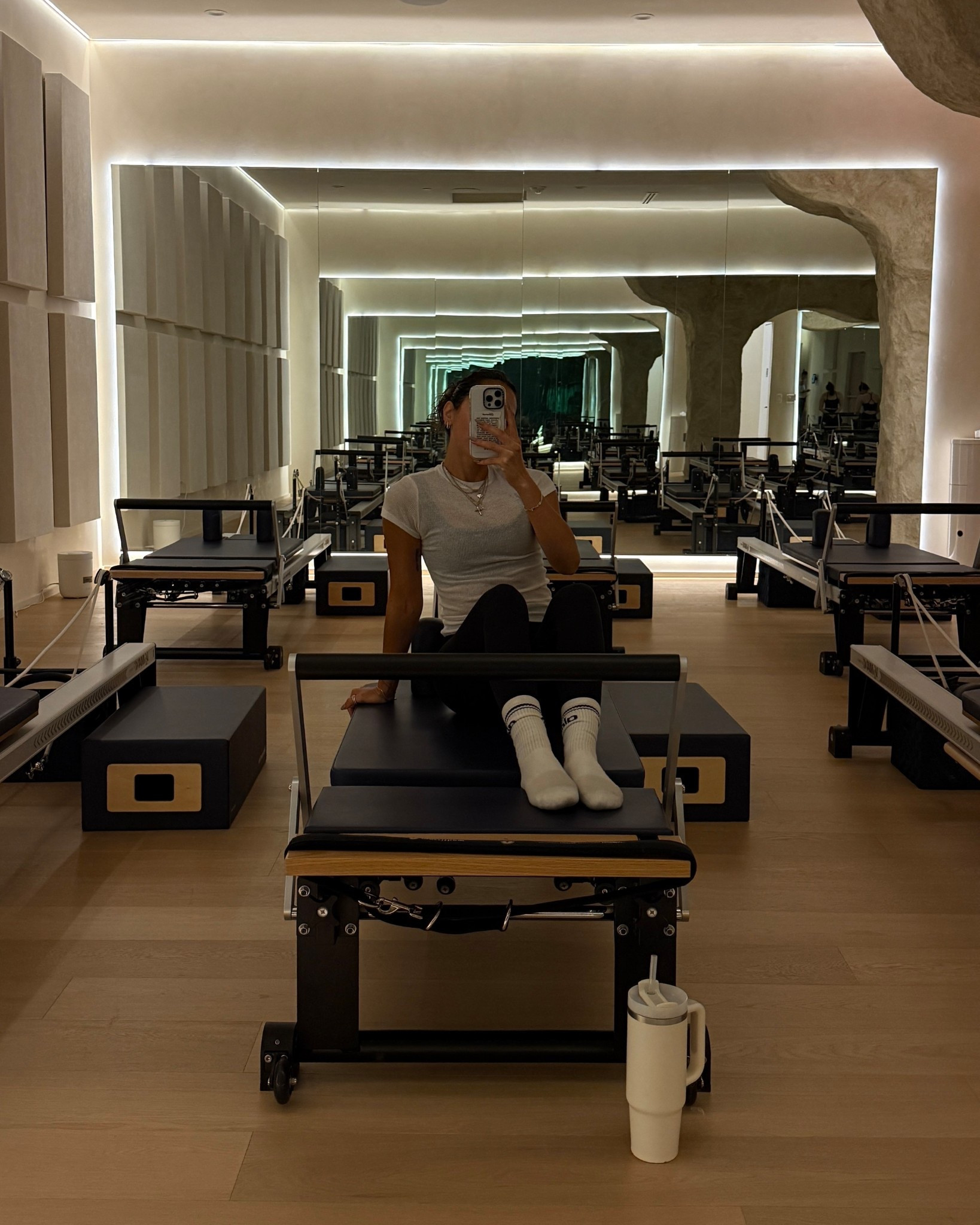 My most worn workout outfit as a pilates instructor 🤍

#LTKootd #LTKdayinmylife #LTKActive