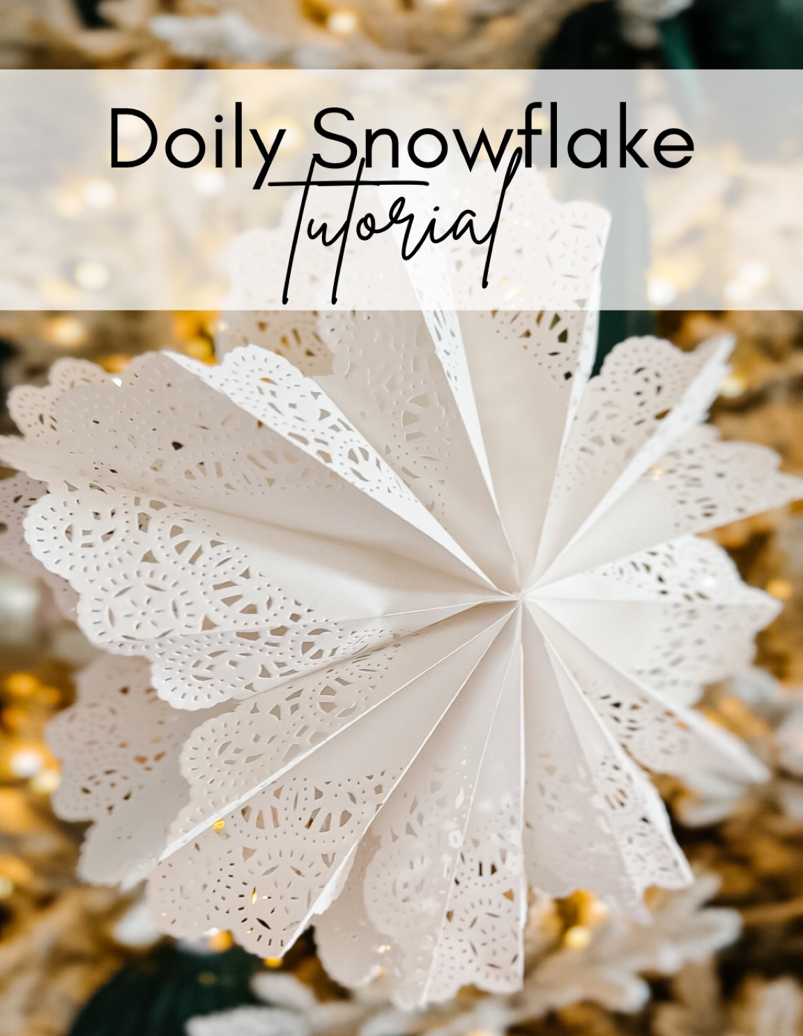 DIY Paper snowflakes using doilies

#LTKHoliday #LTKhome #LTKSeasonal