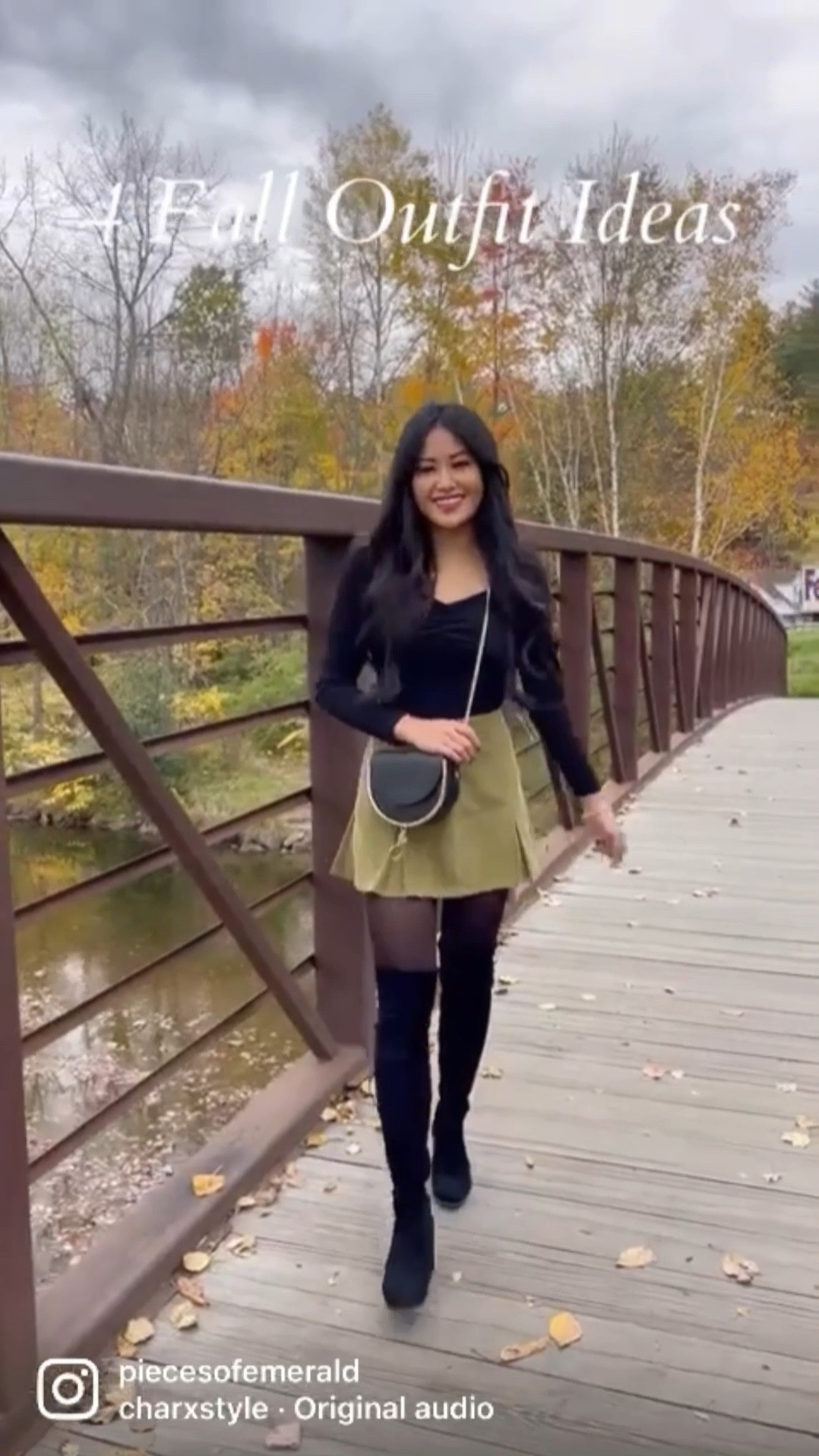 Fall outift ideas! Mini skirt, black sheer tight, OTK boots, black Chloe handbag, plaid shirt dress, bucket hat, all the fall things! 

#LTKshoecrush #LTKstyletip #LTKSeasonal