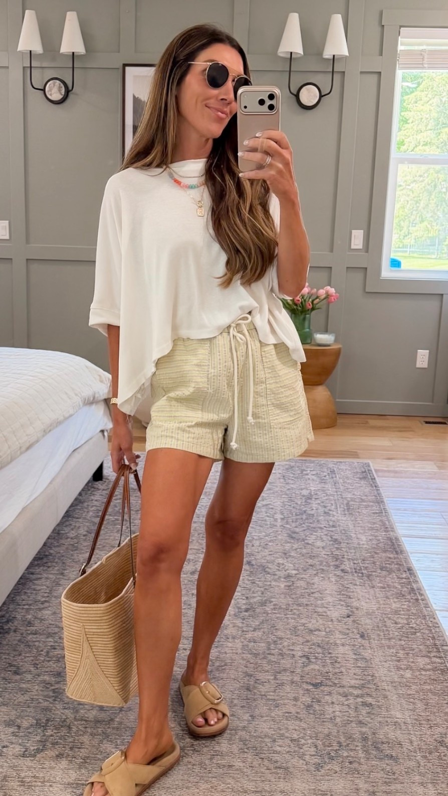 A light short and tee will carrrryy me through this summer! 

#casualoutfit #affordablefashion #momcasual

#LTKmomlife #LTKSeasonal #LTKootd