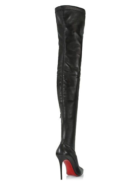 Christian Louboutin Kate 100 Leather Over-The-Knee Boots | Saks Fifth Avenue