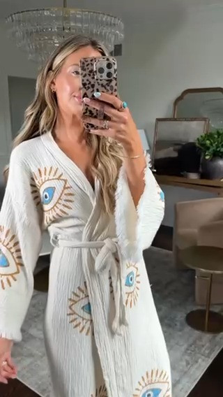 The cutest getting ready robe!!  

 #LTKdayinmylife #LTKgrwm #LTKmomlife