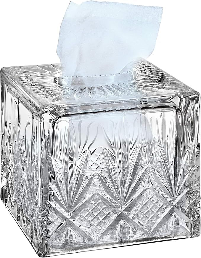 Godinger Dublin Crystal Tissue Box | Amazon (US)