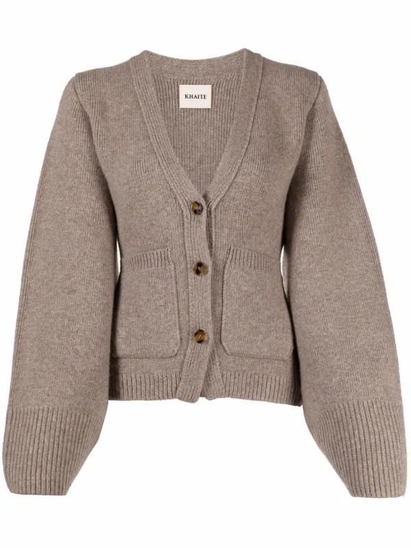 KHAITE Kaschmircardigan Mit V-Ausschnitt | Nude | FARFETCH BE | Farfetch Global