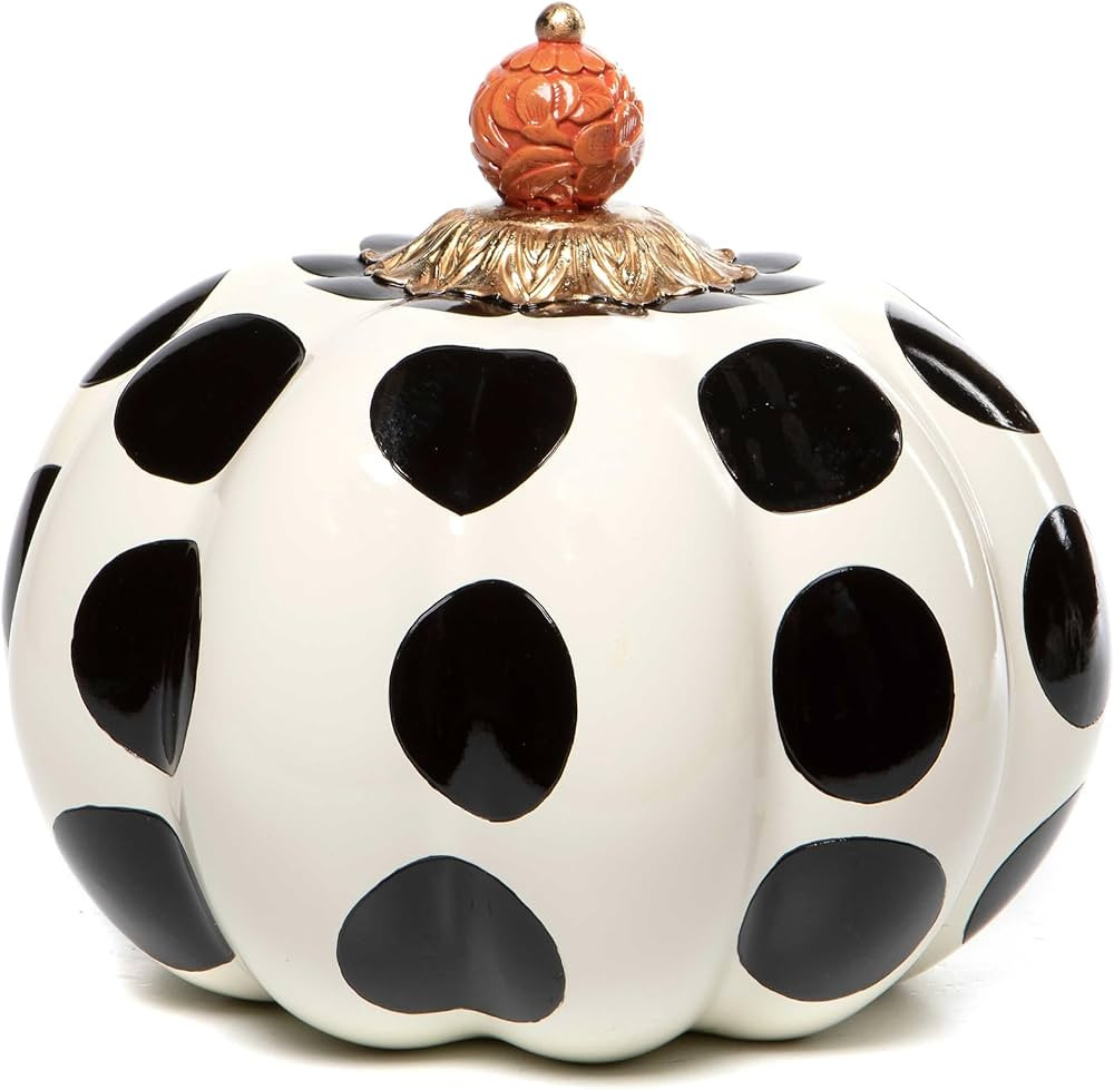 MACKENZIE-CHILDS Neo Pumpkin Decor, Halloween Home Decor and Fall Table Decoration, Large | Amazon (US)