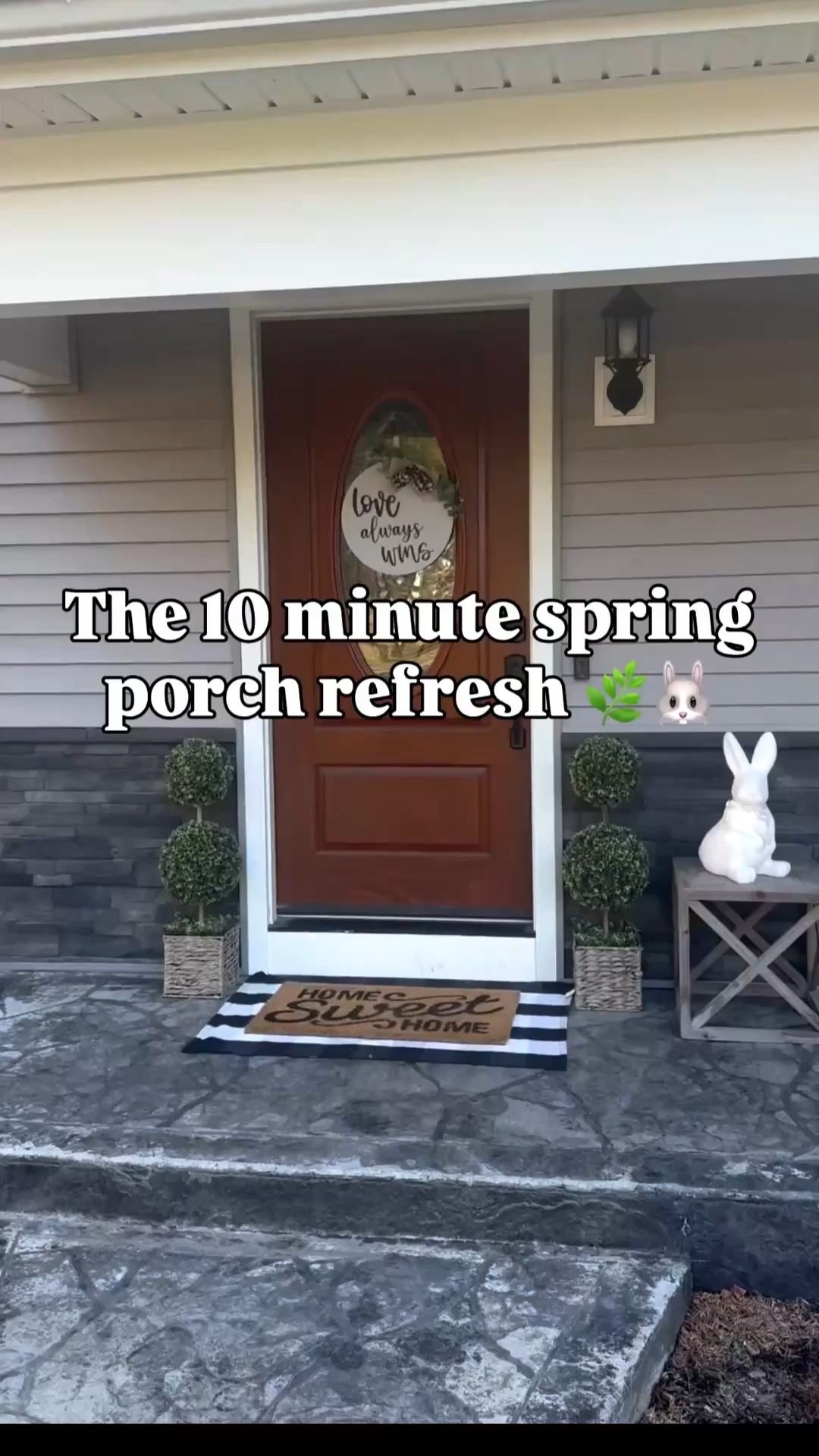 🌿Quick spring porch refresh! 🐰

#LTKSeasonal #LTKHome #LTKSpringSale