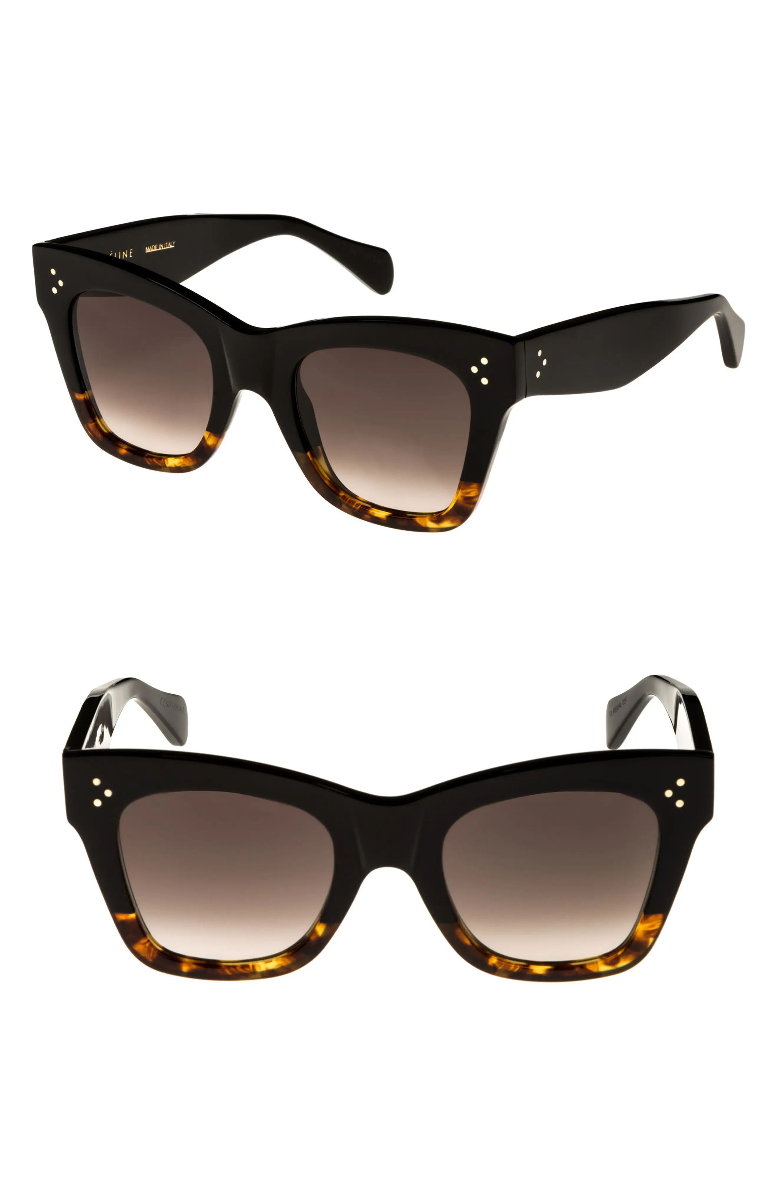 Céline 50mm Gradient Butterfly Sunglasses | Nordstrom