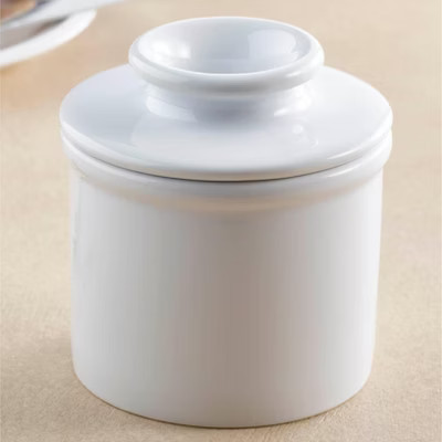 Butter Bell® Crock – Classic Glossy White Ceramic Butter Keeper, Timeless Butter Dish for Fresh, Spreadable Butter | Target