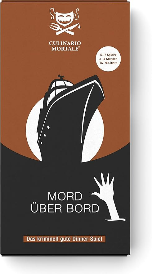 Culinario Mortale - Mord über Bord - Das Krimi-Dinner Spiel für Zuhause – Für 5-7 Personen | Amazon (DE)