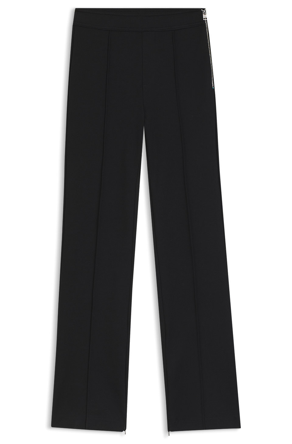 Flared trousers in Punto Milano jersey with front seam | Hugo Boss (US)