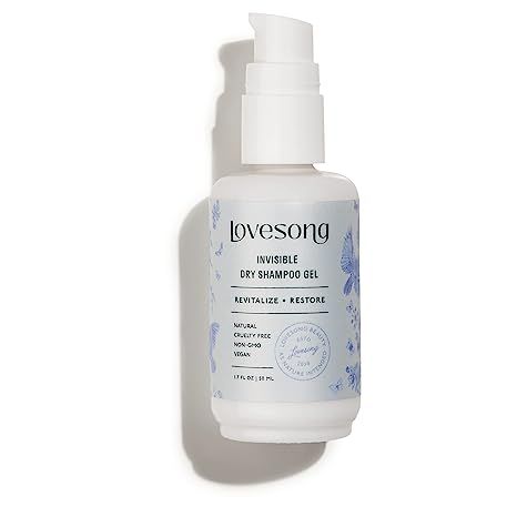Lovesong Beauty Invisible Dry Shampoo Gel. Natural, Vegan, Cruelty-Free. (1.7 FL OZ) | Amazon (US)