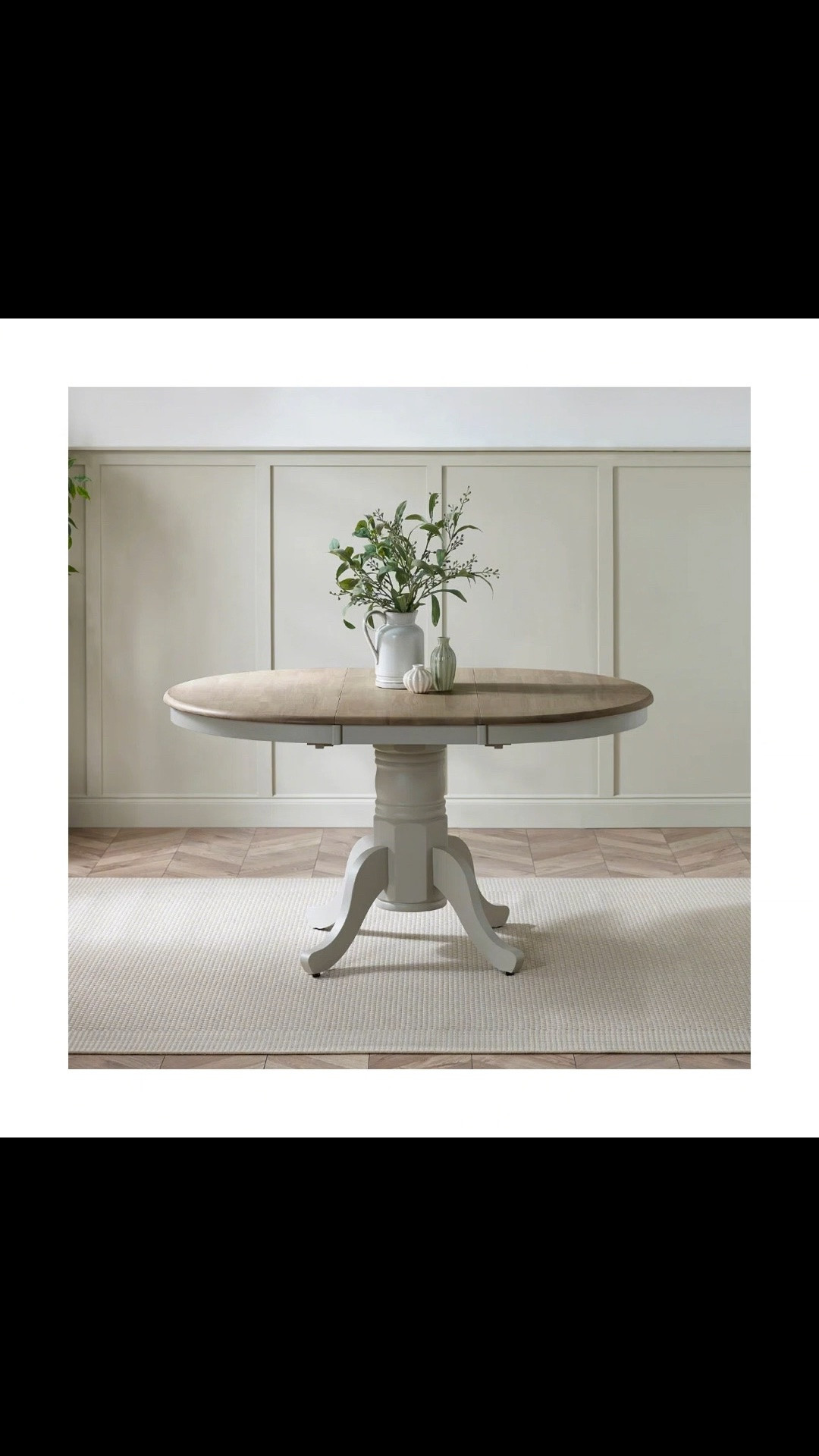 Prestow Extending Round Dining Table In Solid Wood - Traditional Rustic Farmhouse Kitchen

#LTKMothersDay #LTKxMadewell #LTKdayinmylife