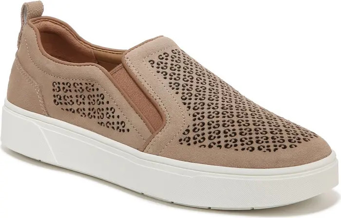 Kimmie Perforated Suede Slip-On Sneaker (Women) | Nordstrom
