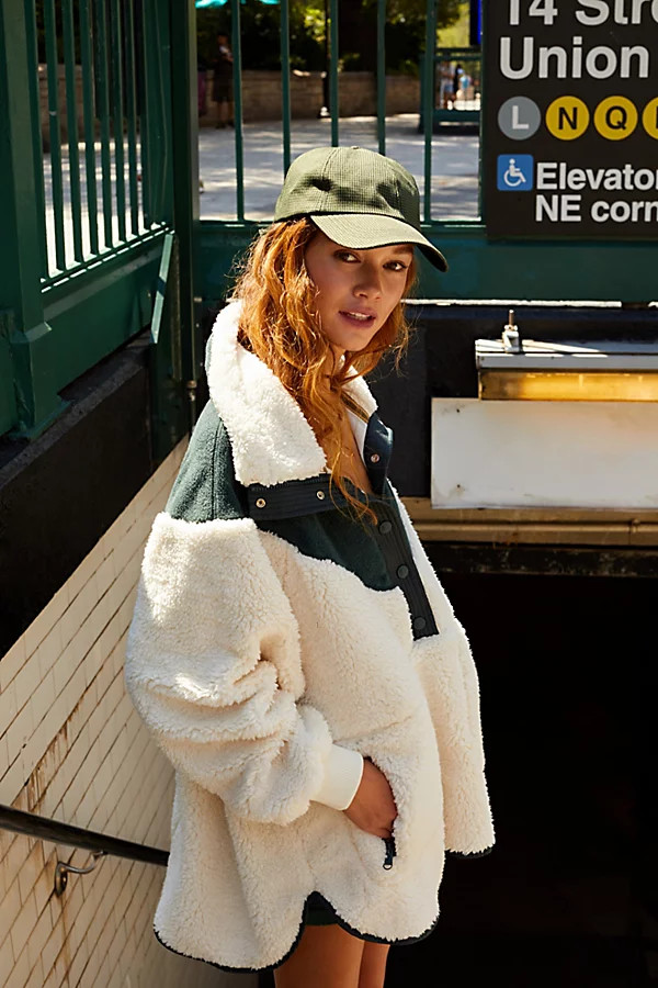 Fall To Rise Fleece Quarter Zip by FP Movement at Free People, Pine / Brushed Sail, L | Free People (Global - UK&FR Excluded)