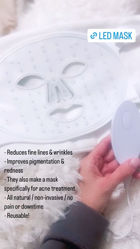 The Omnilux LED face mask is a reusable/rechargeable at home, non-invasive, pain free mask for improving your skin! No downtime, easy to use, 10 minute sessions. 

Red light therapy
Pigmentation
Hyperpigmentation 
Acne
Redness
Anti-aging
Fine lines and wrinkles
Skin rejuvenation
Skincare

#LTKover40 

#LTKGiftGuide #LTKMostLoved #LTKbeauty
