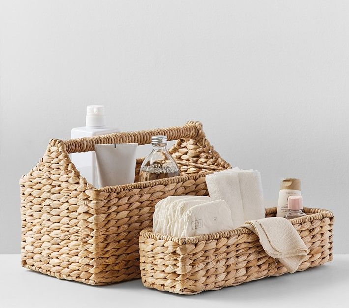 Savannah Seagrass Nursery Storage | Pottery Barn Kids