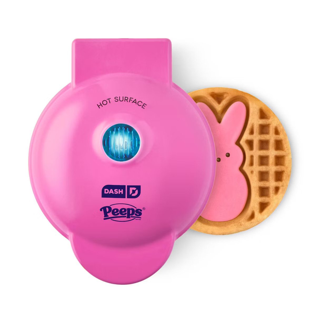 Dash x Peeps Mini Waffle Maker Pink Bunny | Target