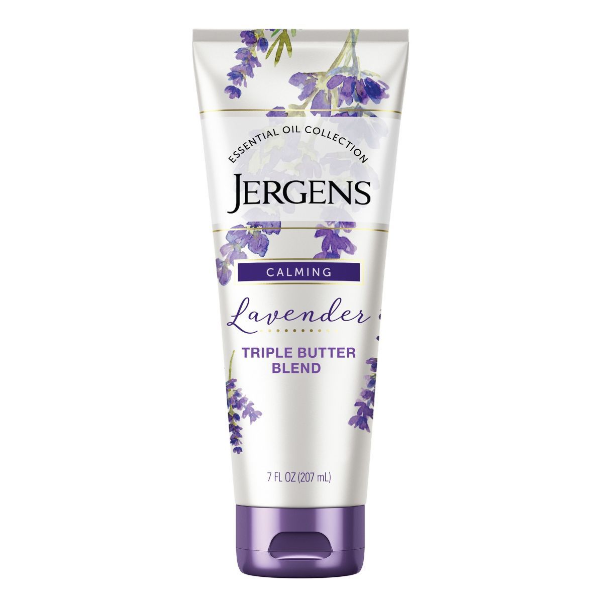 Jergens Lavender Triple Butter Blend Hand and Body Lotion, with Essential Oils, Calming, Nourish ... | Target