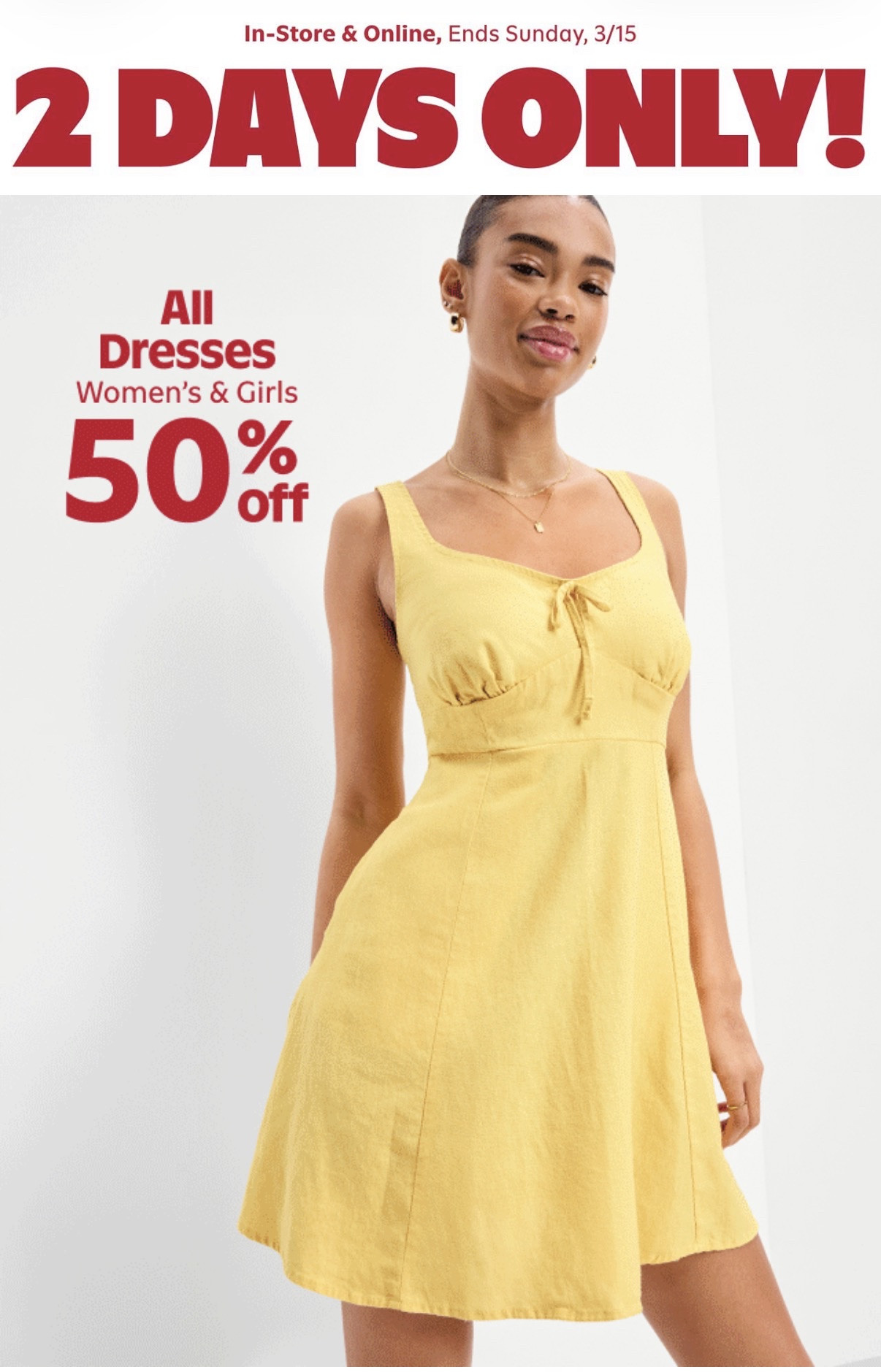 RUN to Old Navy 🏃‍♀️

All dresses are 50% off today and the spring styles are so cute. The perfect time to stock up on everyday dresses, vacation dresses, and brunch outfits.

Shop my favorite Old Navy dresses now.

#OldNavySale #OldNavyFashion #SpringDressSeason #SpringOutfits #AffordableStyle #DressDeals #FashionFinds #ShoppingWithPriiincesss #Atlantamom #Atlantabloggers #Atlantablogger #AtlantaCreator #Atlantacontentcreators #Atlantacontentcreator


#LTKSpringSale #LTKFestival #LTKTravel