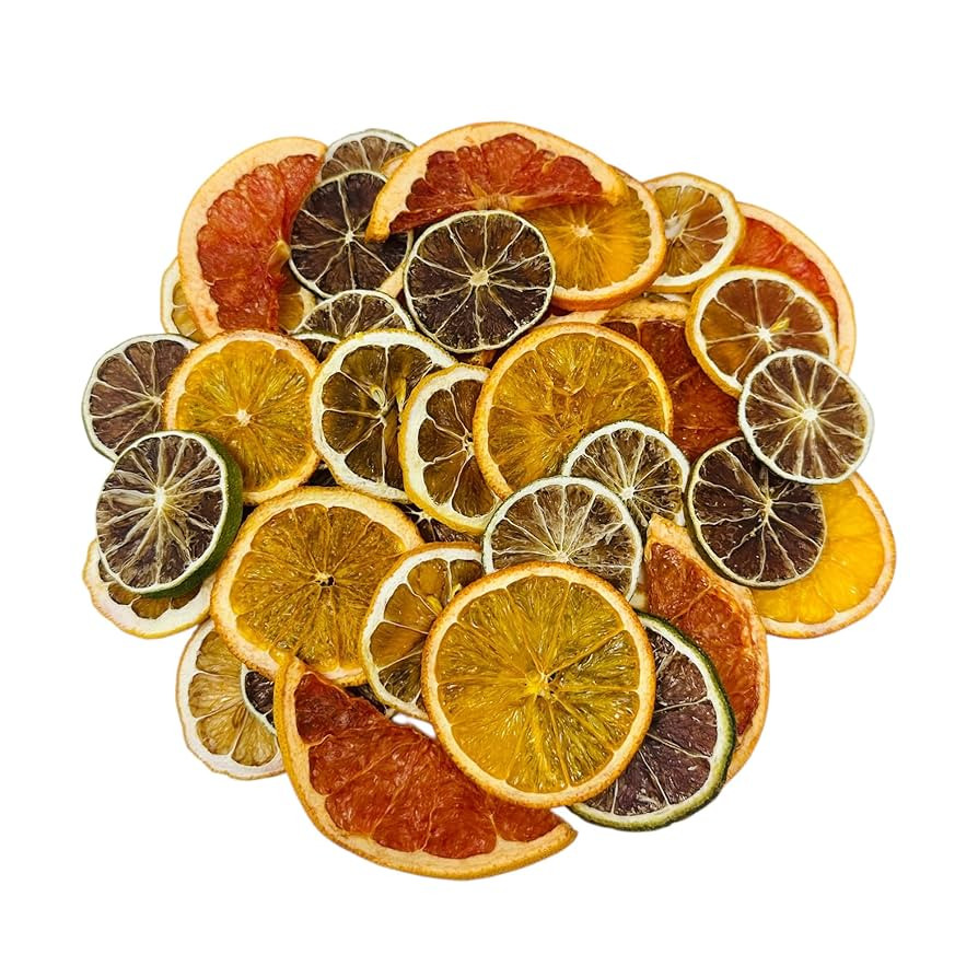 Utama Dehydrated Citrus - 50+ Piece Dried Lemon/Lime/Orange/Grapefruit - Cocktail/Food Garnishing... | Amazon (US)