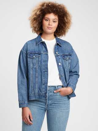 Oversized Icon Denim Jacket | Gap Factory