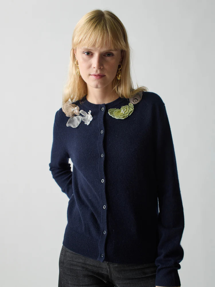 Wire Montauk Cardigan | Lingua Franca NYC