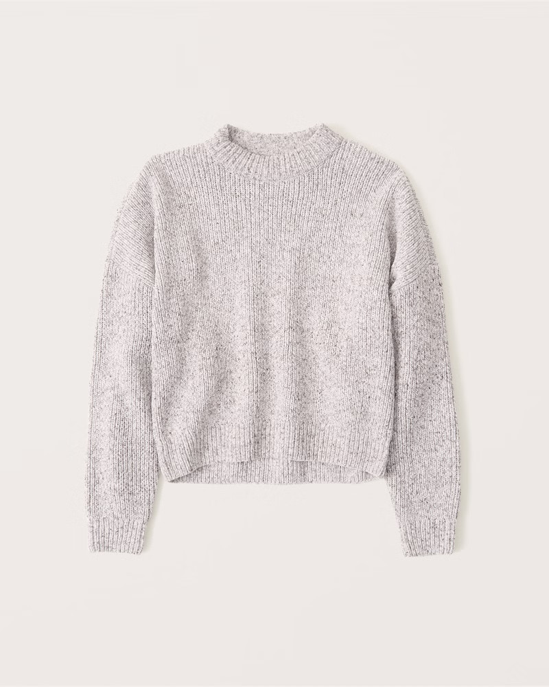 Chenille Crew Sweater | Abercrombie & Fitch (US)