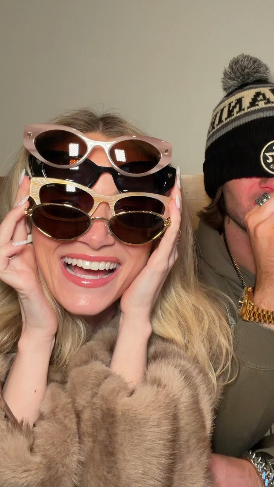 Getting ready for Valentine’s Day and letting my fiancé decide which SOJOS pair wins 🤍

Shop my favorite pair + use CAMI10 for 10% off 🕶️✨

Which sunglasses would you pick for date night?


#LTKSaleAlert #LTKValentine #LTKBeauty