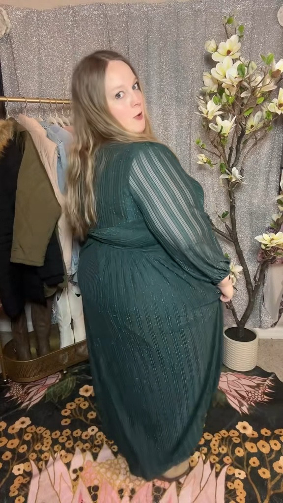 Did not expect to love this one, but the empire waist is insanely flattering and the fabric drapes so beautifully in real life. Plus size evening dress, flattering empire waist dress, formal event outfit, curve friendly long dress

#LTKSeasonal #LTKootd #LTKPlusSize