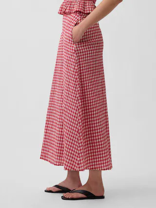 Gingham Maxi Skirt | Gap (US)