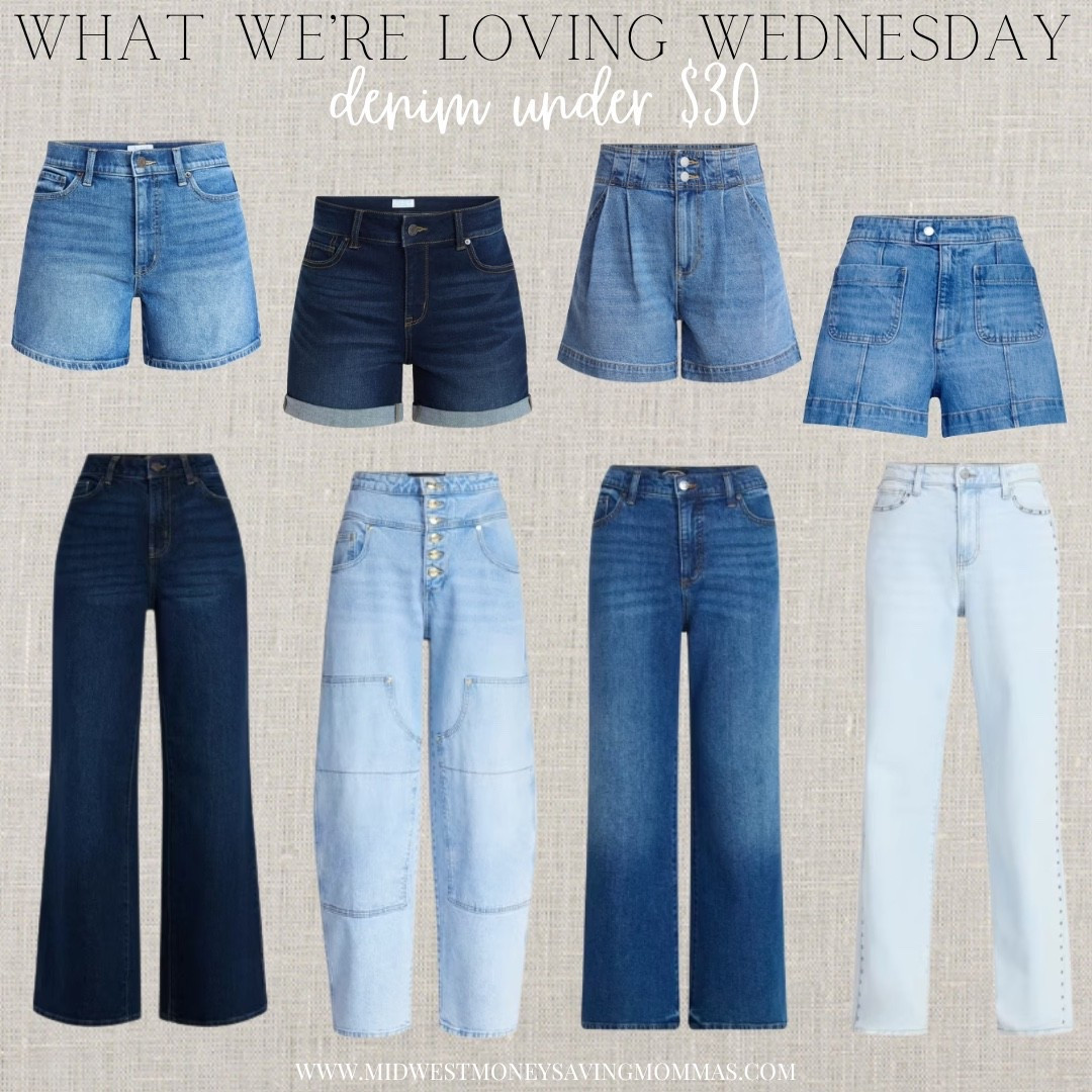 Denim under $30

What We’re Loving Wednesday

Denim shorts denim jeans blue jeans summer outfit shorts summer fashion mom shorts jeans

#LTKgrwm #LTKmomlife #LTKootd