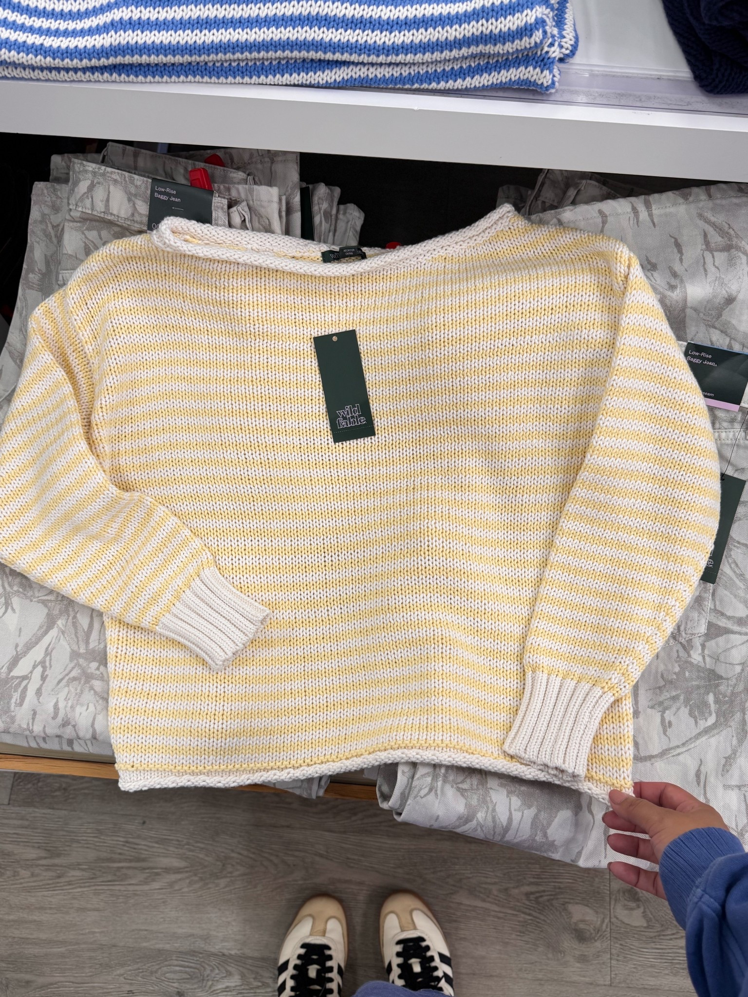 cotton yellow striped sweaters 

target style, new summer arrival 

#LTKSpringSale #LTKootd