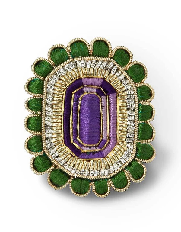 Brooch | Youkounkoun Amethyst | Céleste Mogador | David Peck