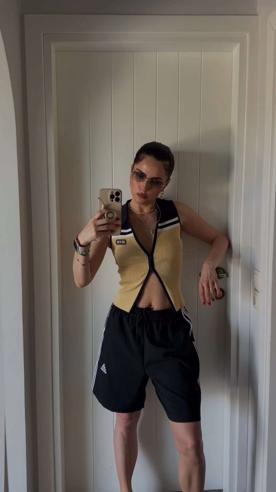 Summer top, butter yellow top, summer outfit idea, casual outfit, adidas shorts, casual short, summer shorts, Birkenstocks clogs

#LTKuk #LTKsummer #LTKstyletip