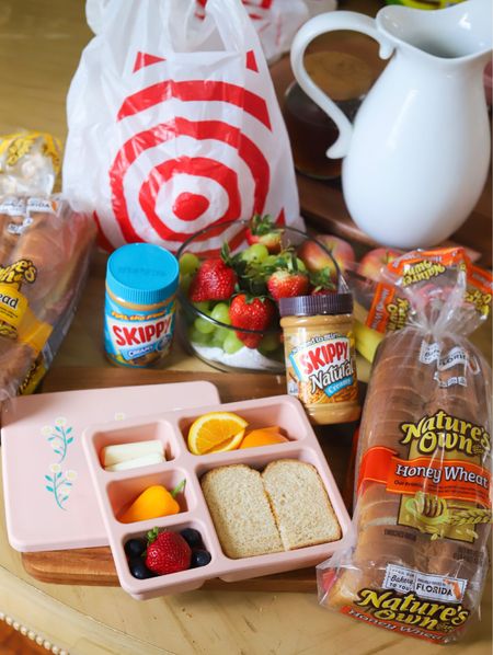 #AD 3 fun versions of PB&J for school lunches! Everyone loves peanut butter and jelly, but it's fun to mix it up every once in a while! All three of these easy school lunch ideas for kids are made with our favorite @skippybrand peanut butter and @naturesownbread, and I love that I can pick them up at @target or get them delivered to my doorstep 🙌🏼  Head to my LTK shop under @ashleybrookenicholas to quickly add all of my back to school lunch essentials to your shopping cart! What’s your family’s favorite version of PB&J? 

#Target #TargetPartner #brunch #peanutbutter #pb #tasty #easysnack #schoolsnack 


#LTKBacktoSchool #LTKkids #LTKfamily