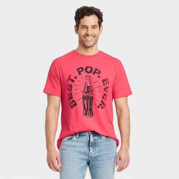 Men's 'Best Pop Ever' Short Sleeve Graphic T-Shirt - Heather Red | Target