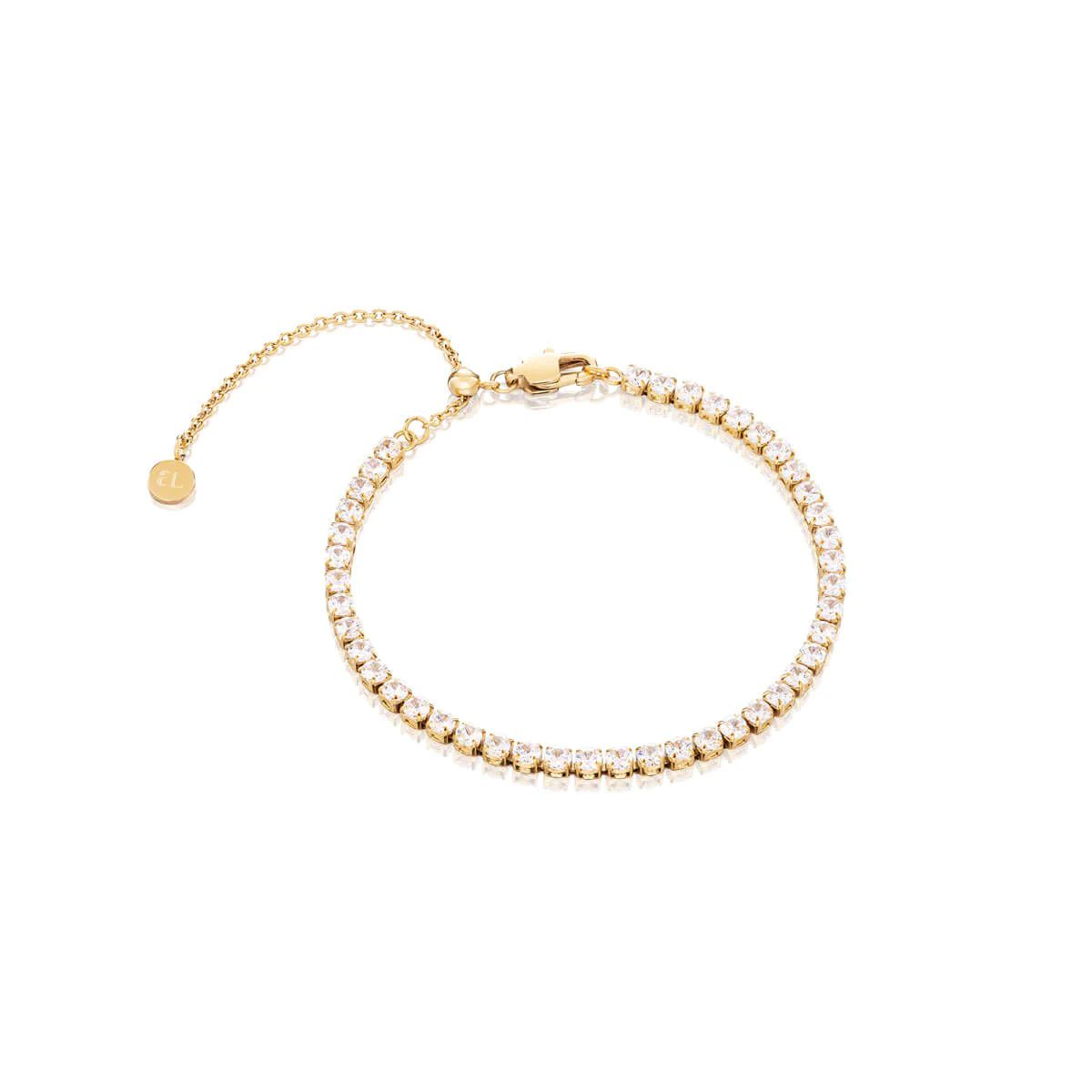 Tennis Bracelet (Gold) | Abbott Lyon