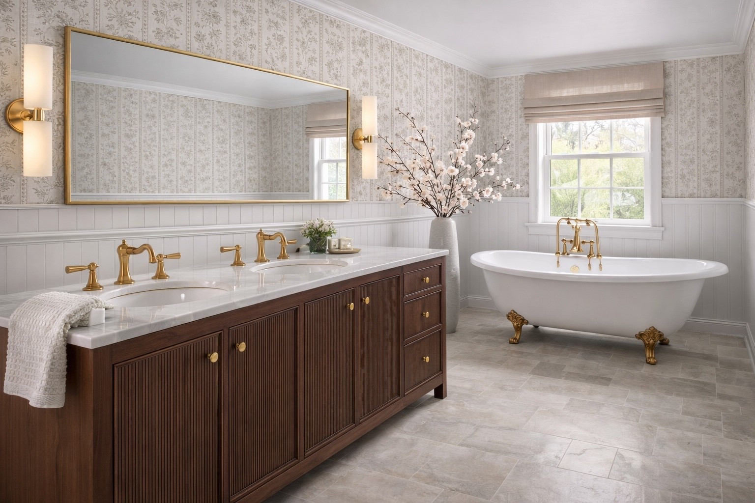 Dreamy bathroom 🛁

Bathroom design 
Interior design, bathroom, inspiration, modern cottage style, modern colonial cottage core ￼

#LTKHome