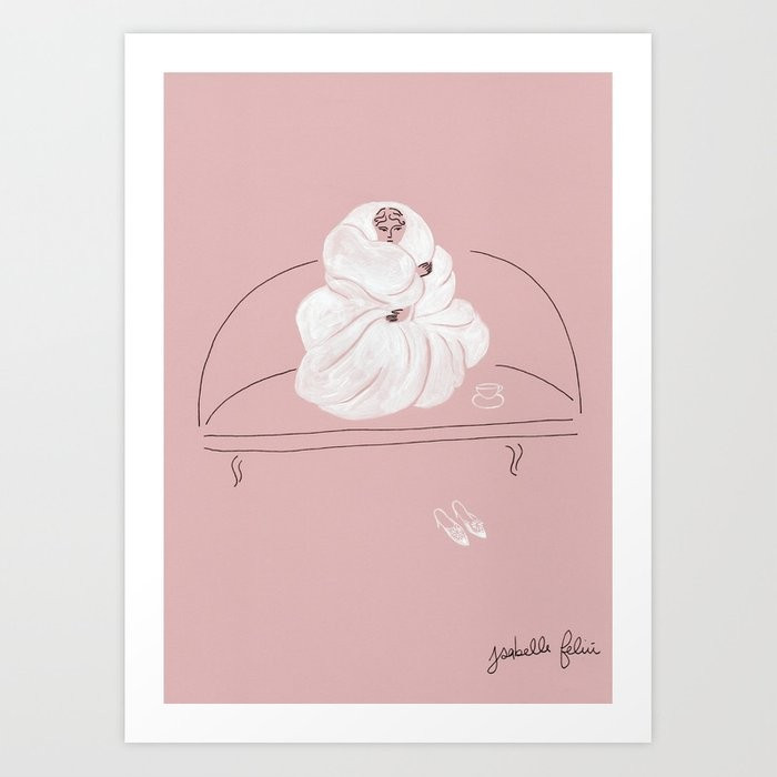 Emmitouflée Art Print by Isabelle Feliu | Society6