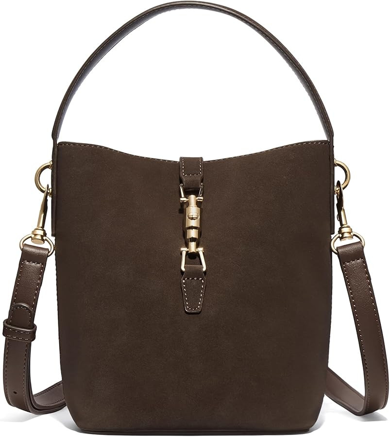 BOSTANTEN Small Bucket Bag for Women Crossbody Bags Trendy Vegan Leather Shoulder Purses Designer... | Amazon (CA)