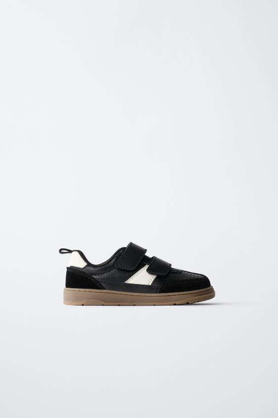 LEATHER BAREFOOT STRAP SNEAKERS | Zara US