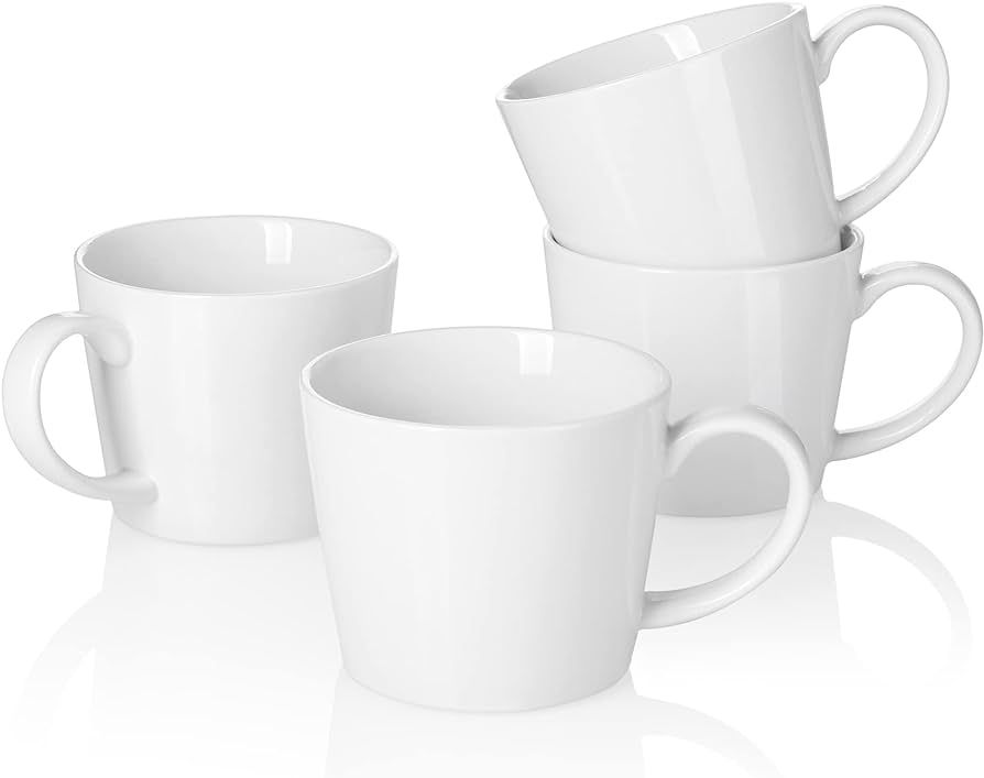 Teocera Coffee Mugs Set of 4, 12 Ounce Coffee Mug Set with Handle for Latte, Cappuccino, Cocoa, T... | Amazon (US)