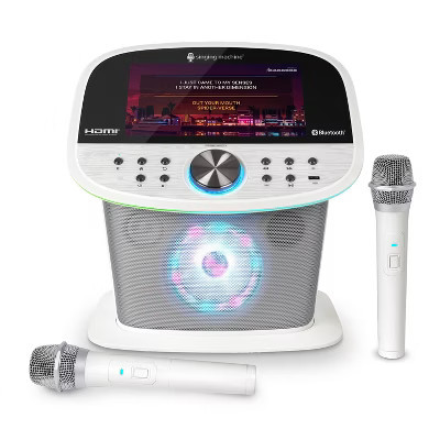 Singing Machine Ultimate Platinum Karaoke Machine: Toy Microphones, 3 Pieces, Metal & Plastic Construction | Target