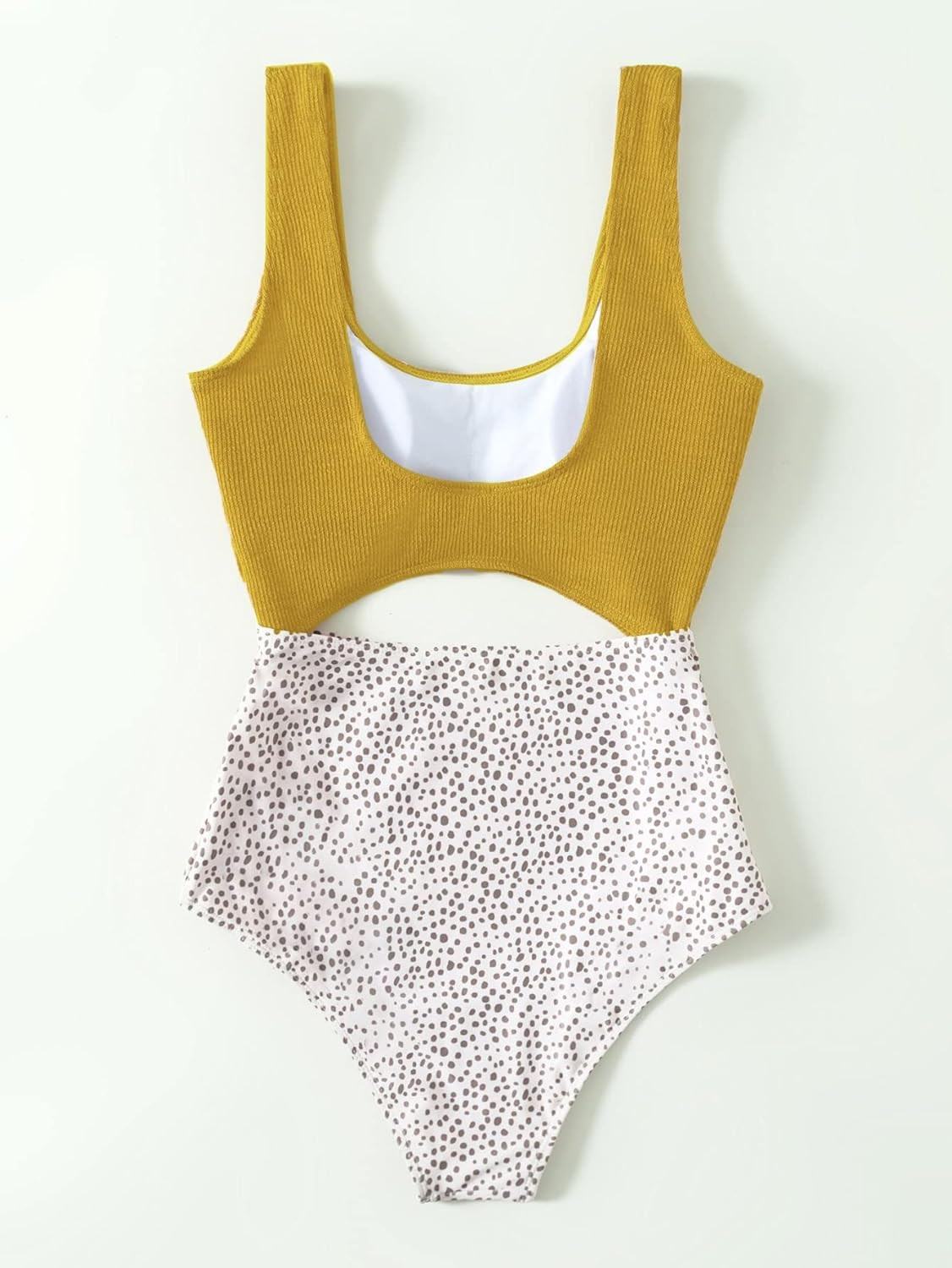 Floerns Women's Bathing Suit High Waisted Cut Out Monokini One Piece Swimsuit | Amazon (US)