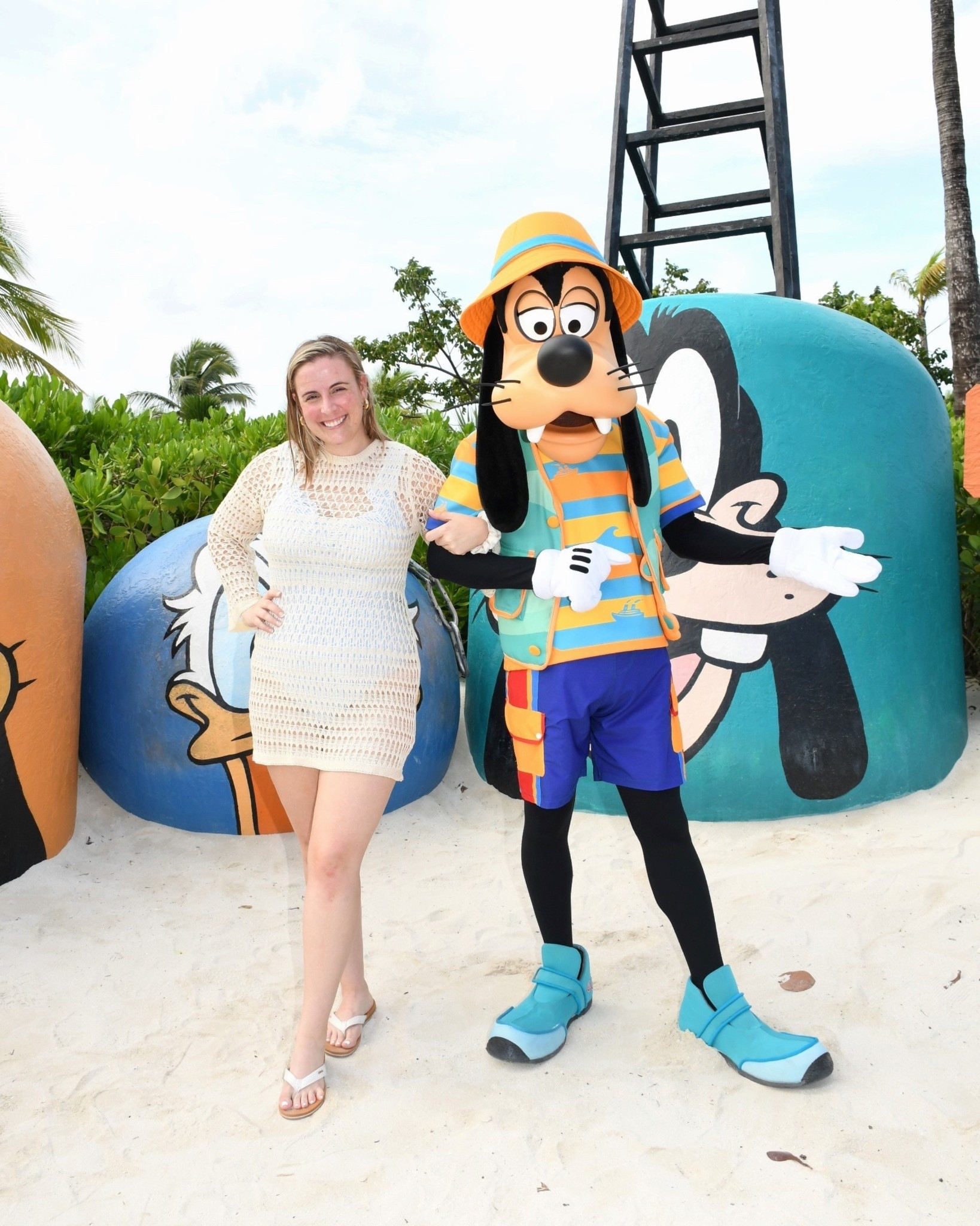 This fit was really comfy during my recent Disney cruise! Sandals are super comfy and I’m wearing an 8.5 and wearing a L in the cover up!

#LTKMidsize #LTKFindsUnder50 #LTKSwim