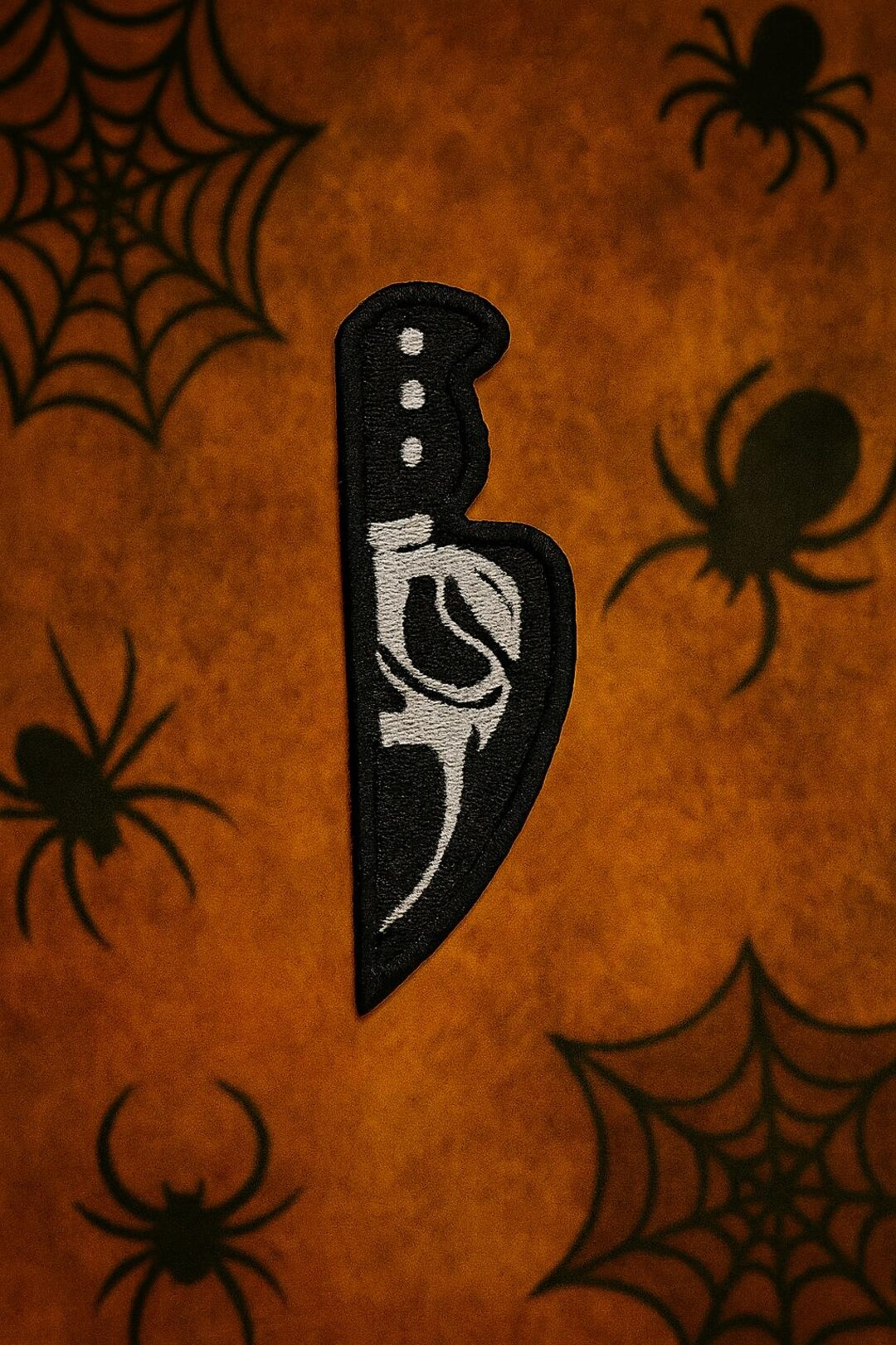 Myers Scream Scary Knife Halloween Embroidered Applique Iron on Patch Trick or Treat Ghost Pumpki... | Etsy (US)