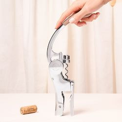 L'Atelier Du Vin Oeno Motion Wood and Chrome Corkscrew | Williams-Sonoma