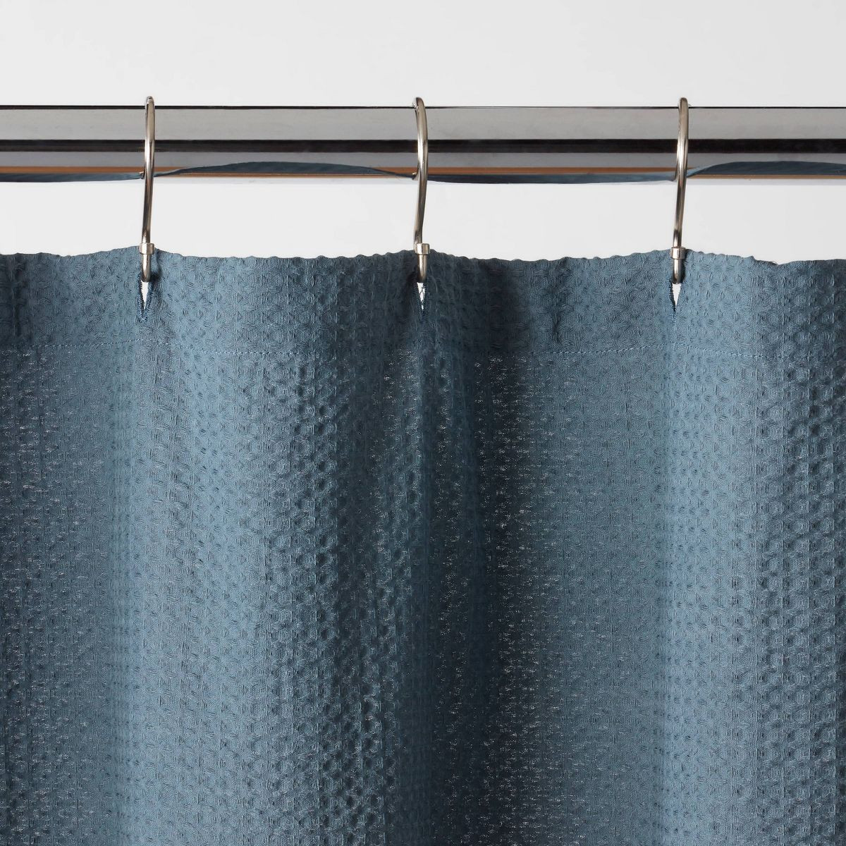 Oversized Relaxed Waffle Weave Shower Curtain - Threshold™ | Target