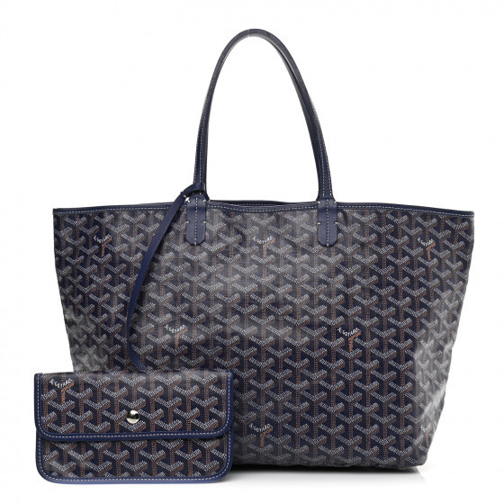 GOYARD Goyardine Saint Louis PM Navy | FASHIONPHILE (US)